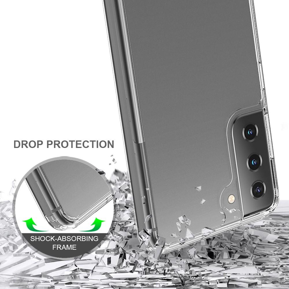 Coque hybride Crystal Hybrid pour Samsung Galaxy S21, transparent