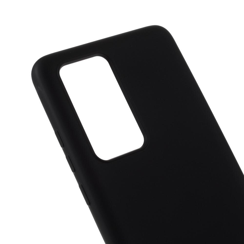 Coque Liquid Silicone Huawei P40 Pro Black