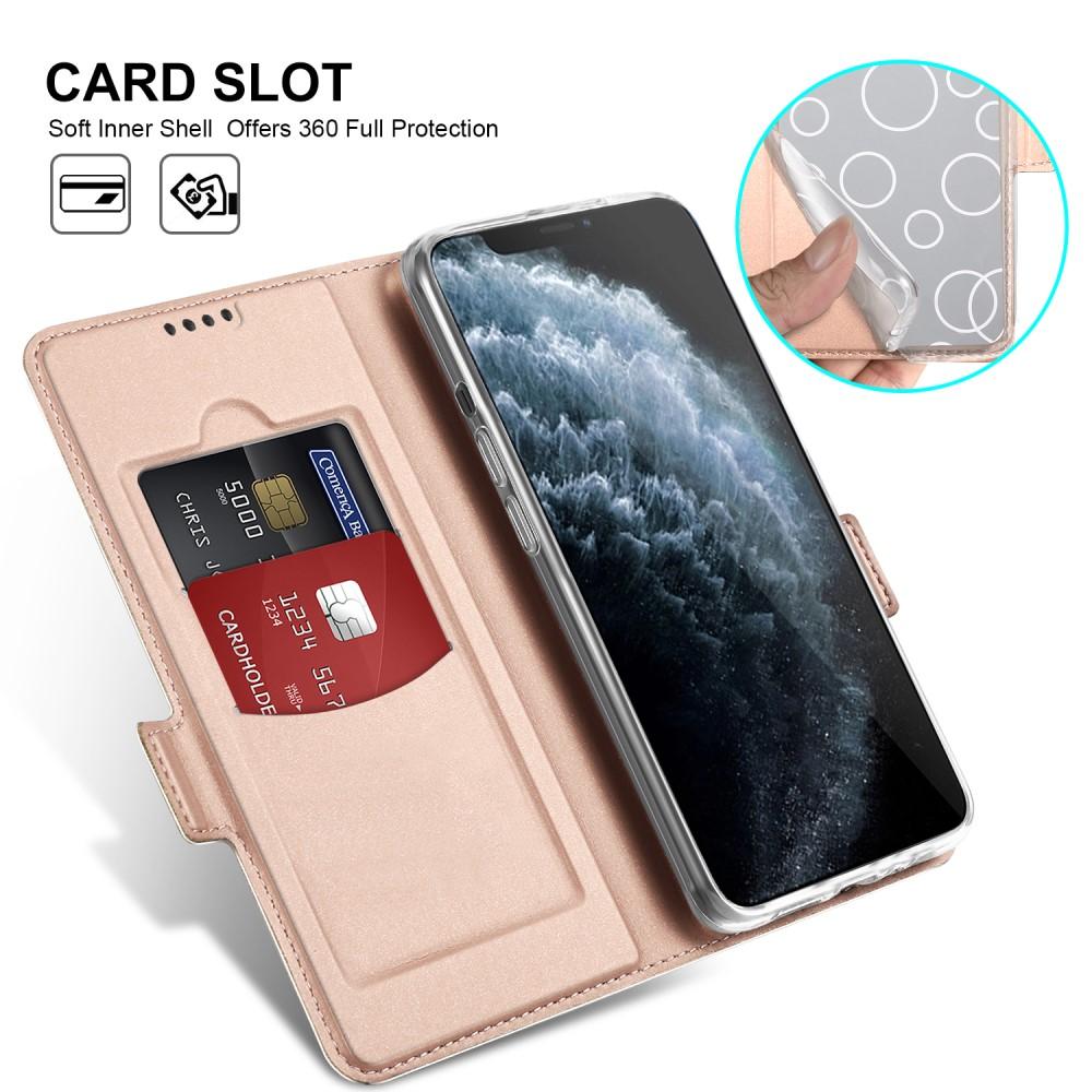 Étui portefeuille Slim Card Wallet iPhone 12/12 Pro Or