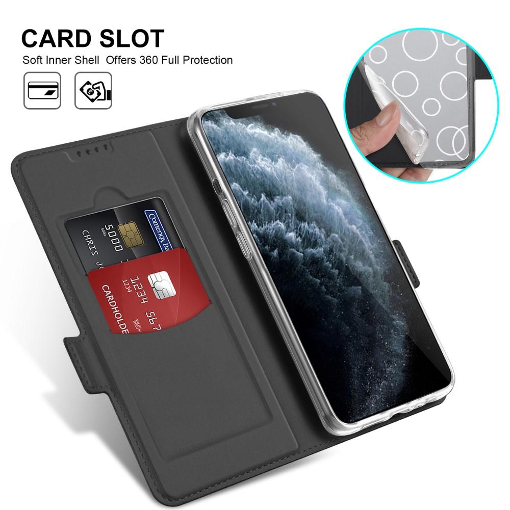 Étui portefeuille Slim Card Wallet iPhone 12/12 Pro Noir