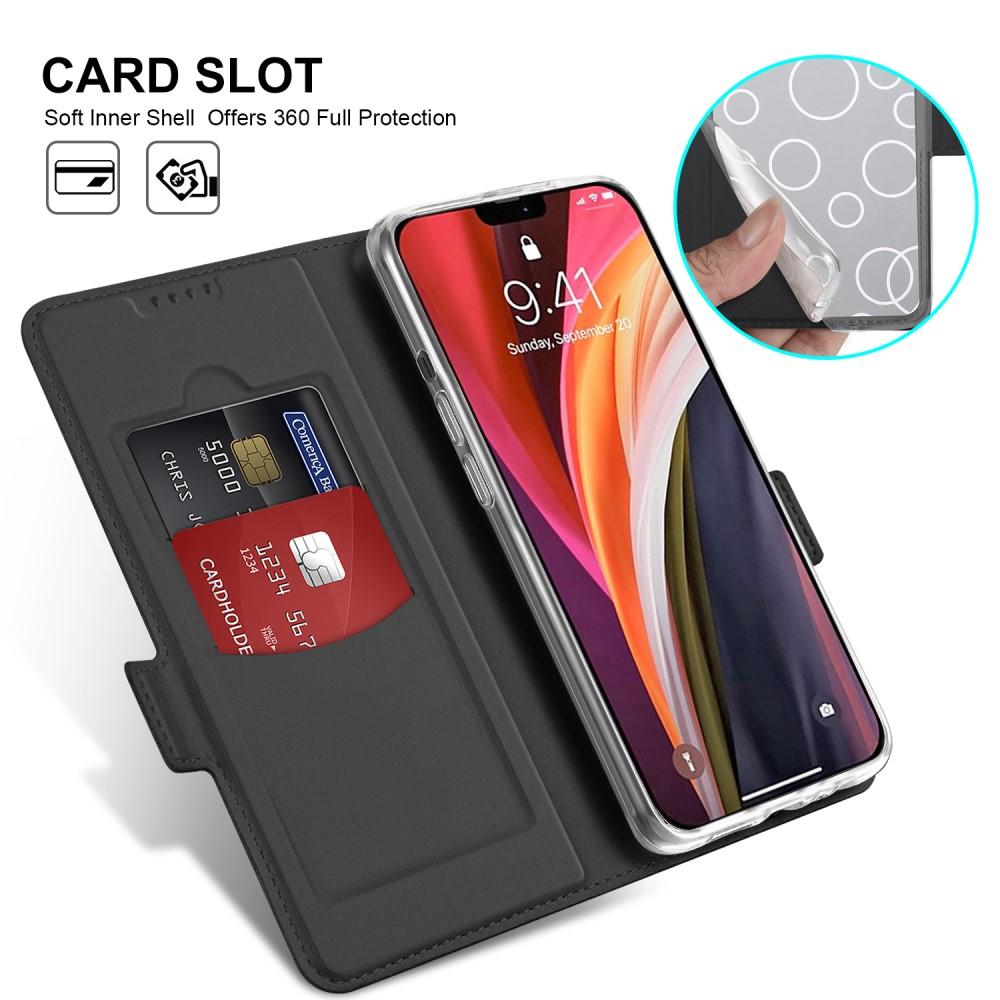 Étui portefeuille Slim Card Wallet iPhone 12 Pro Max Noir