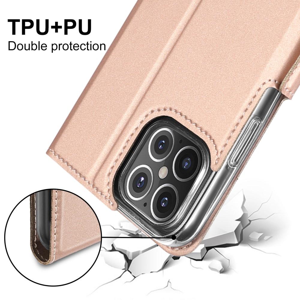 Étui portefeuille Slim Card Wallet iPhone 12 Mini Or