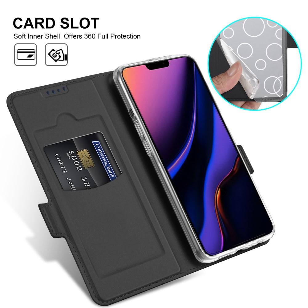 Étui portefeuille Slim Card Wallet iPhone 12 Mini Noir