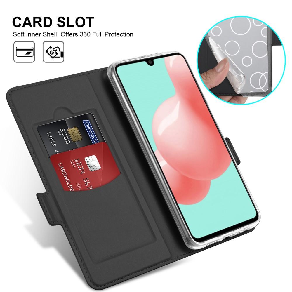 Étui portefeuille Slim Card Wallet Samsung Galaxy A41 Noir
