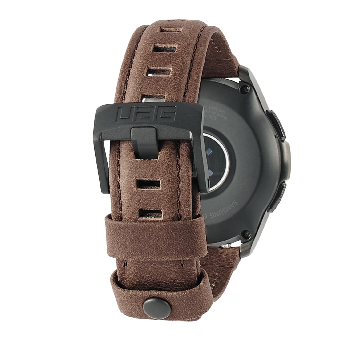 Leather Watch Strap Samsung Galaxy Watch 42mm/Watch Active Brown