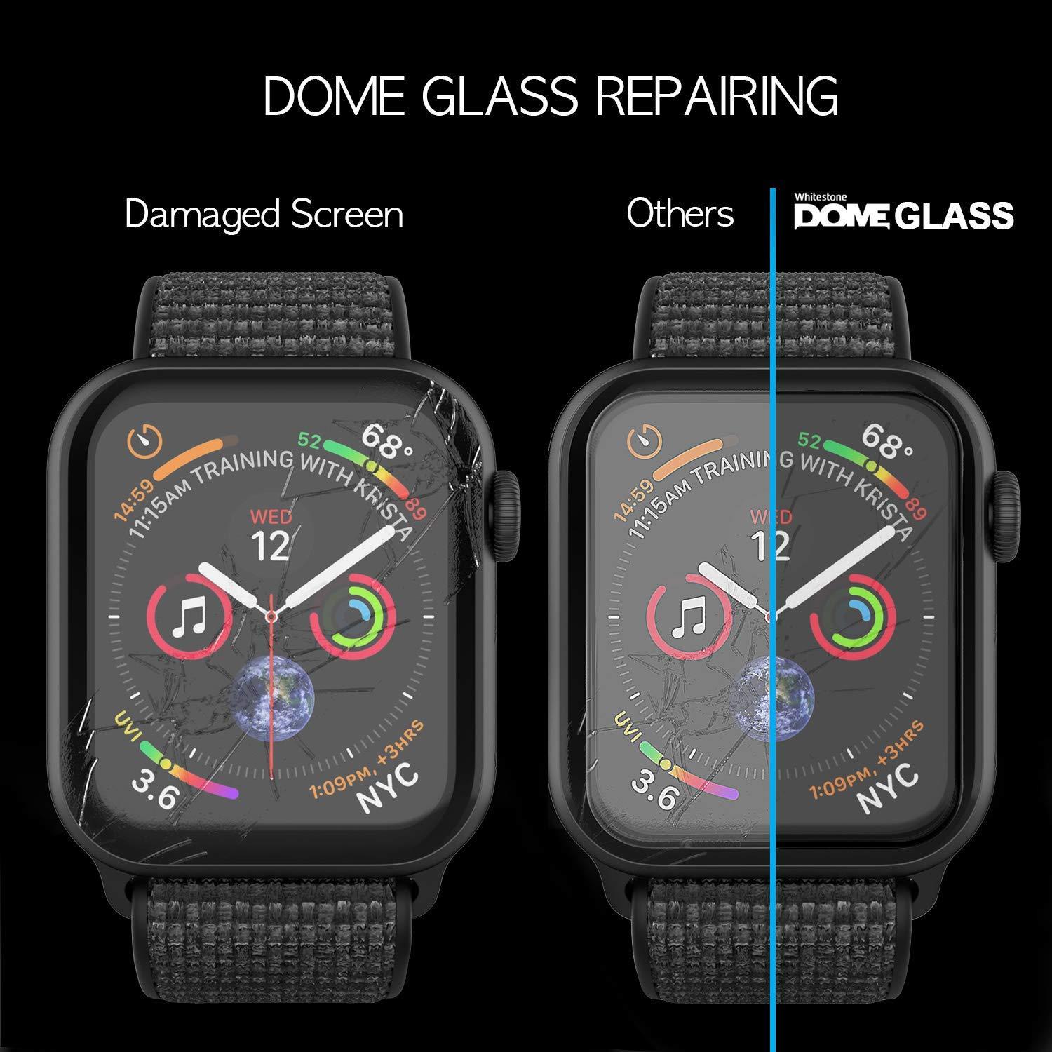 Dome Glass Screen Protector (2 pièces) Apple Watch 44 mm