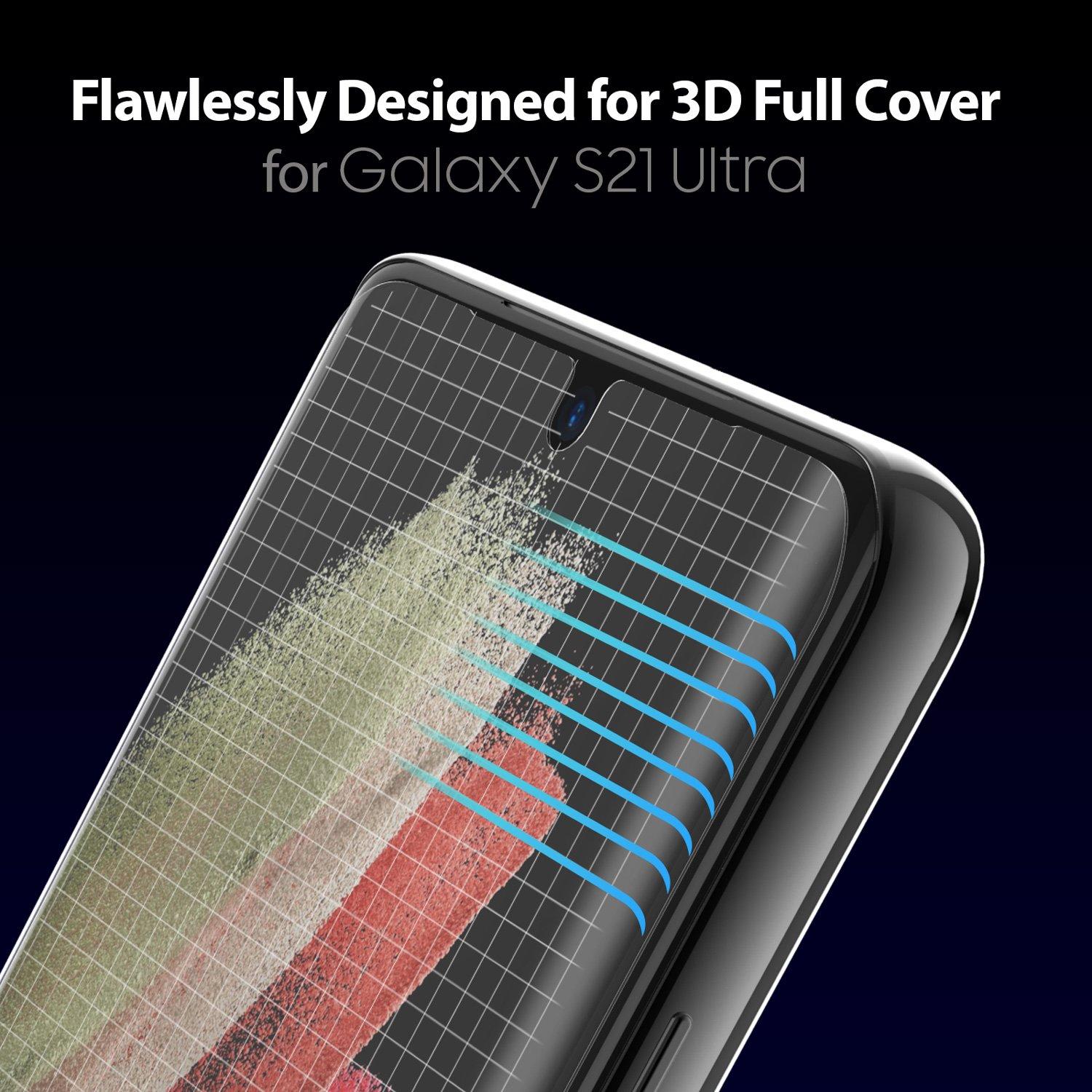 E-Jig Dome Glass Screen Protector (2 pièces) Samsung Galaxy S21 Ultra