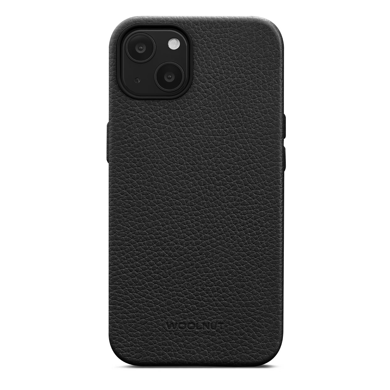 Coque Leather MagSafe iPhone 13, Black