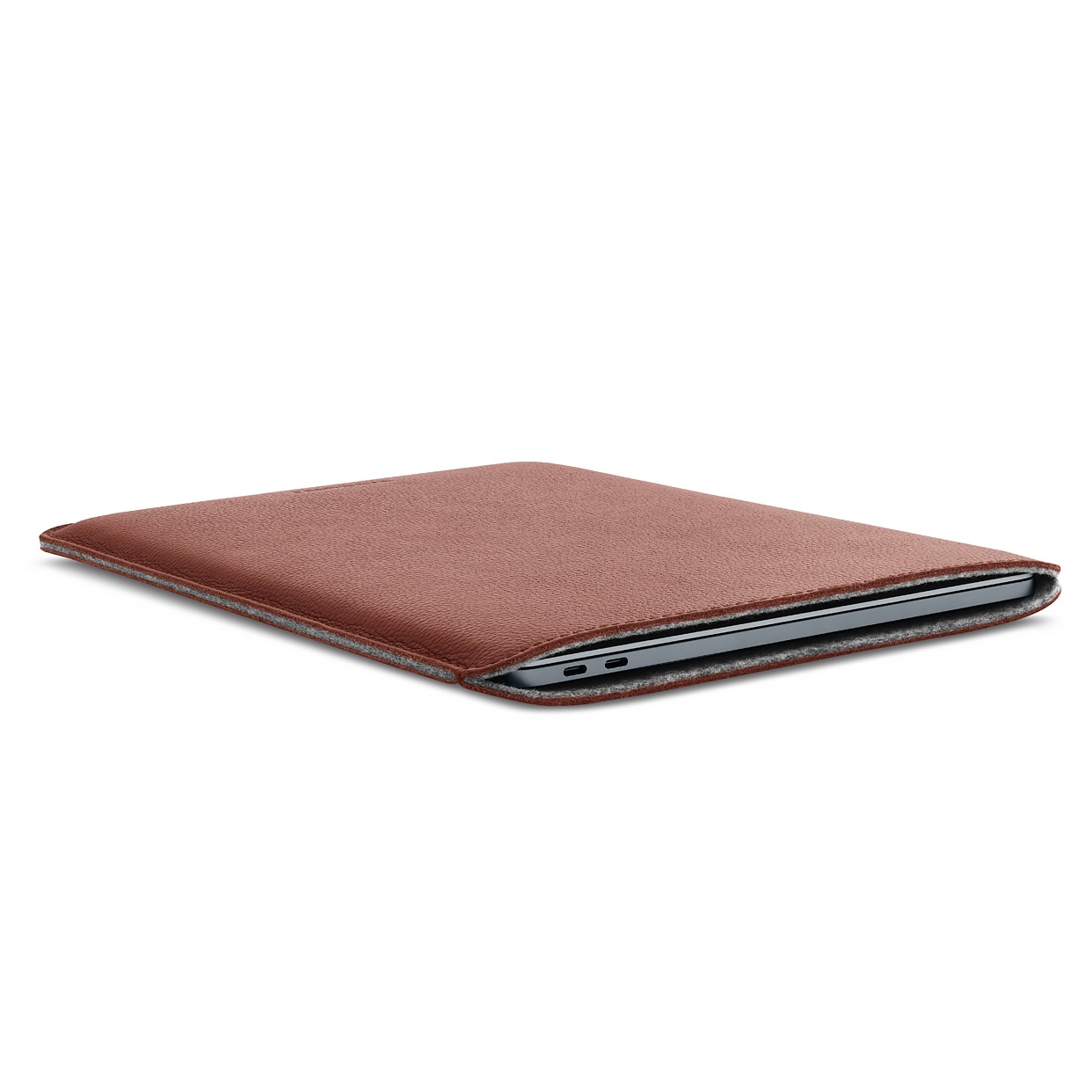 Leather Sleeve MacBook 13", Cognac