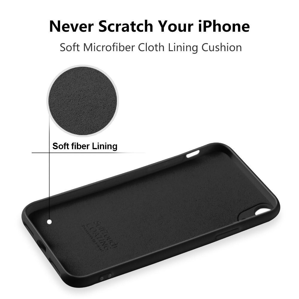 Coque Liquid Silicone iPhone Xr Black