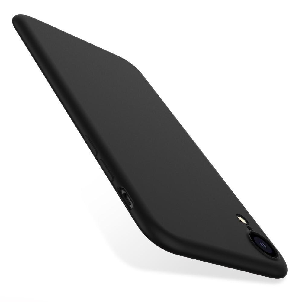 Coque Liquid Silicone iPhone Xr Black